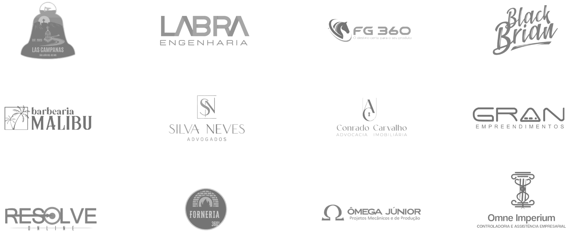 Logos dos clientes BitBloom AI