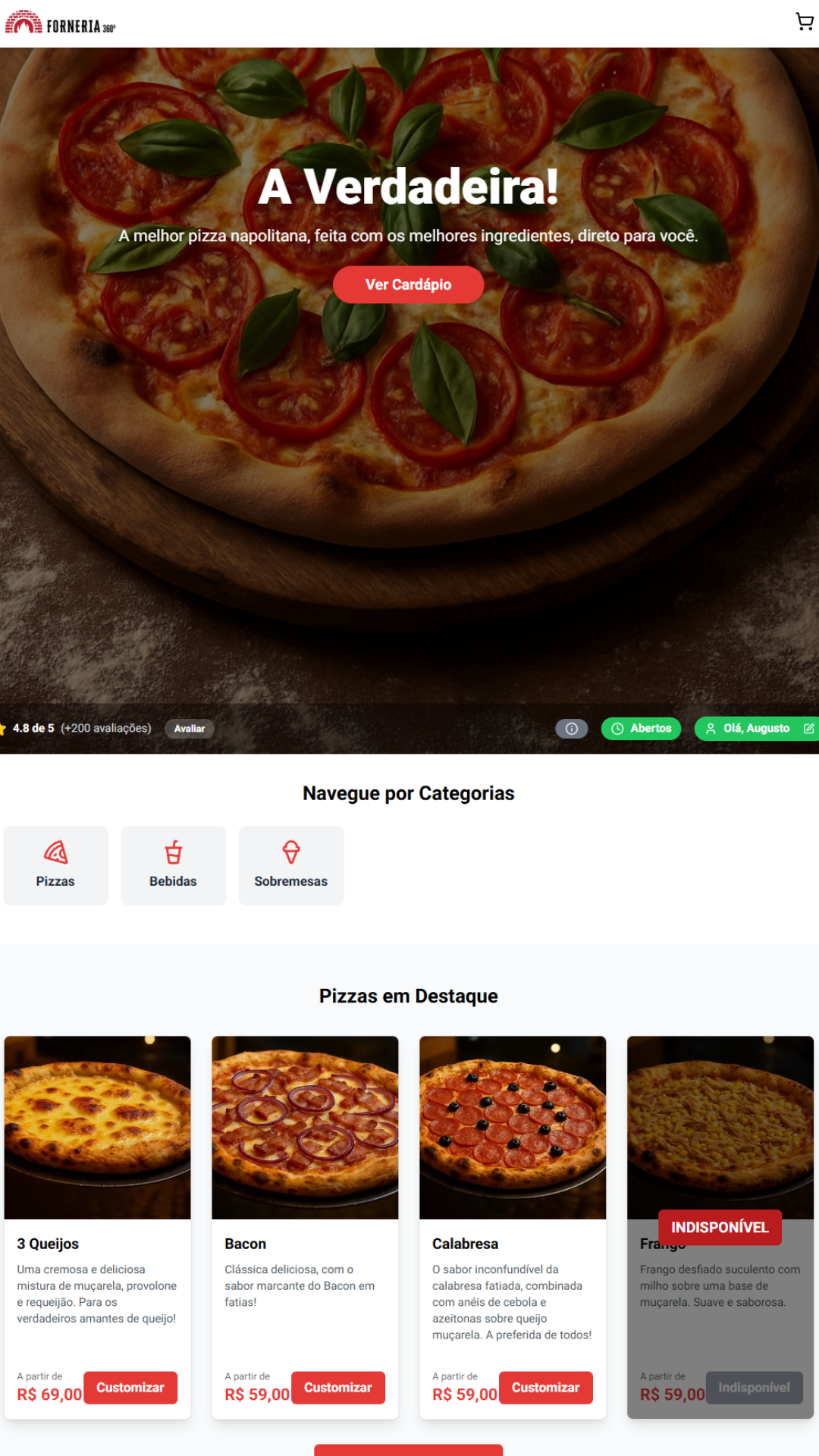 Preview do site do Cliente 1